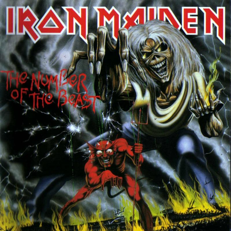 La pochette de "The number of the beast" d'Iron Maiden. [DR]