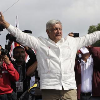 Le candidat à la présidentielle mexicaine Andrés Manuel López Obrador veut pacifier l'Etat du Guerrero. [AFP - Carlos Pacheco Parra]