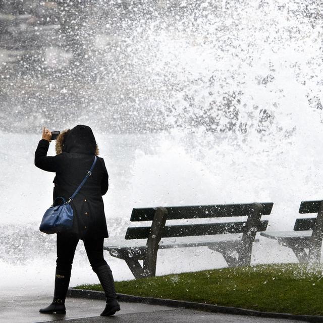 La tempête Eleanor, aussi appelée Burglind, a balayé la Suisse. [Keystone - Laurent Gillieron]