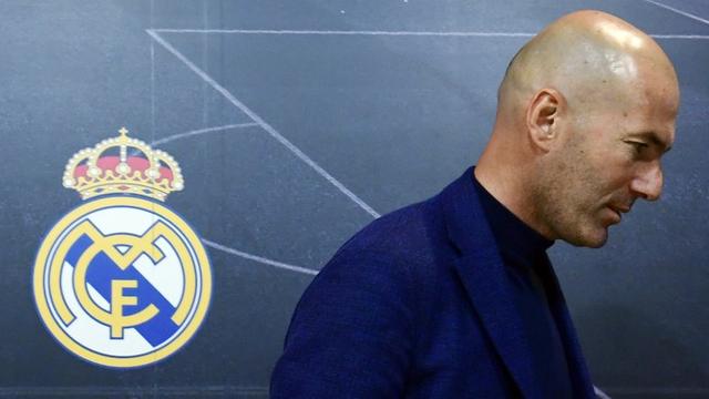 Zidane était arrivé sur le banc du Real au cours de la saison 2015-2016. [AFP - Philippe Marcou]