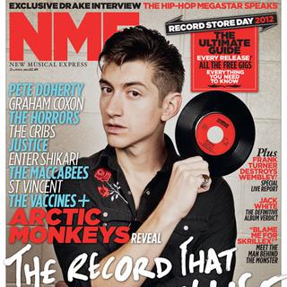Les Arctic Monkeys en Une du New Musical Express en 2012. [New Musical Express - NME]