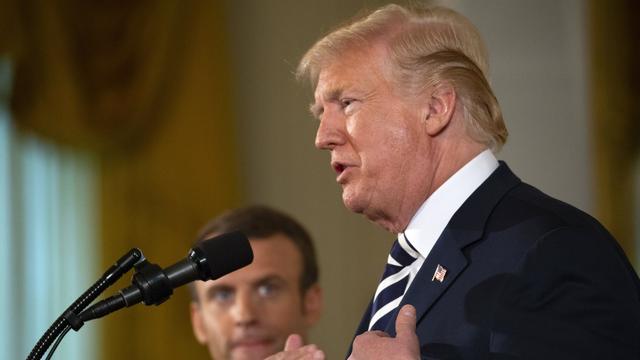 Donald Trump pourrait annoncer de nouvelles sanctions contre l'Iran le 12 mai 2018. [EPA/Keystone - Alex Edelman]