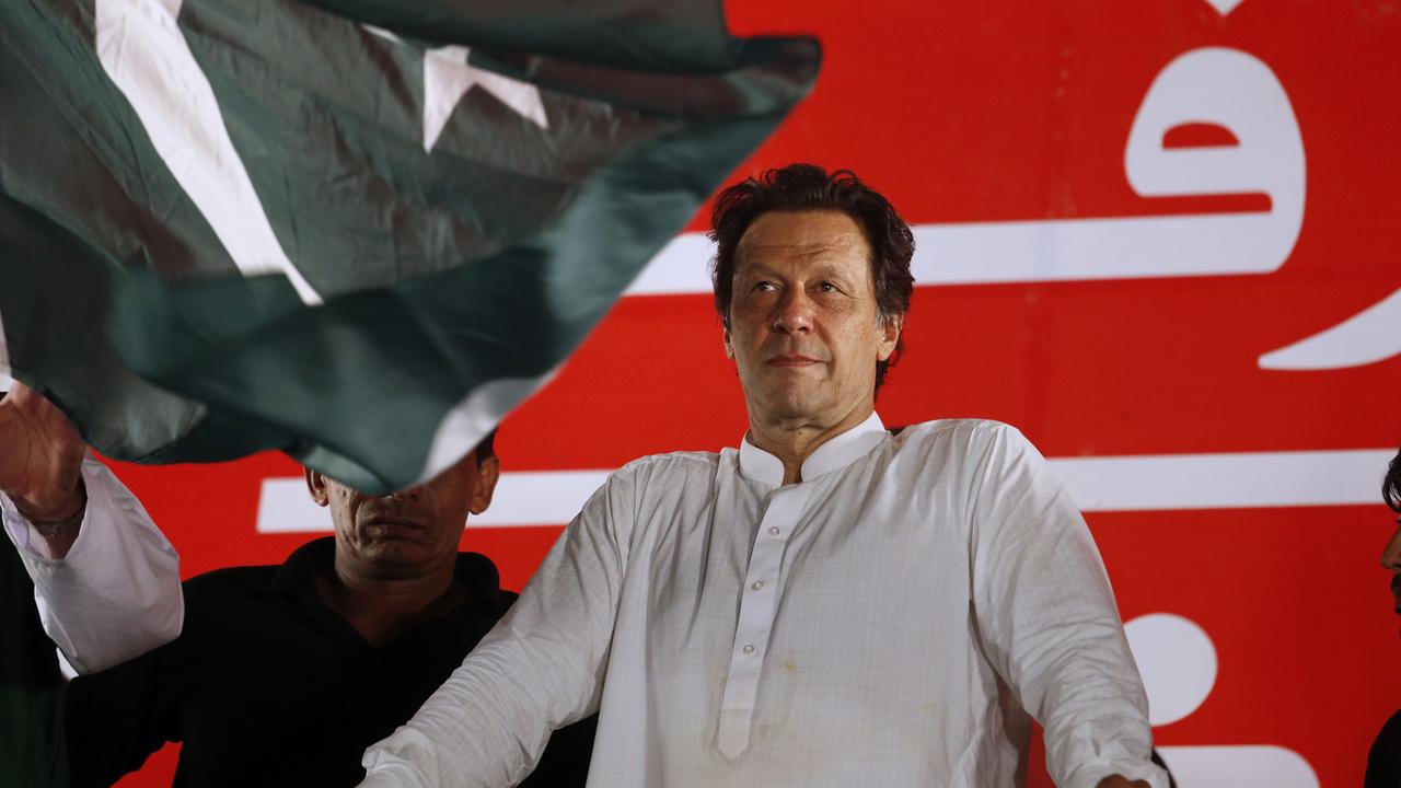 Imran Kahn a été élu lors des dernières législatives au Pakistan. [AP Photo/Anjum Naveed]
