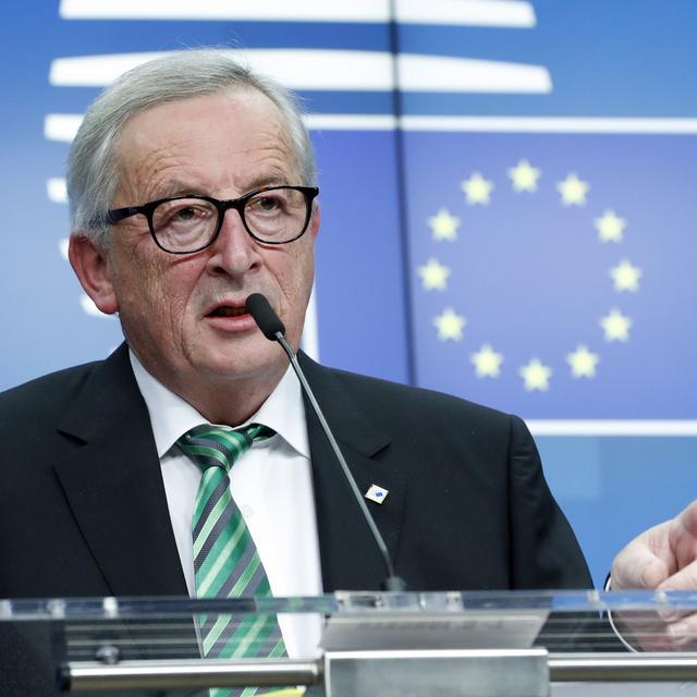 Le président de la Commission européenne Jean-Claude Juncker. [Keystone - EPA/Olivier Hoslet]