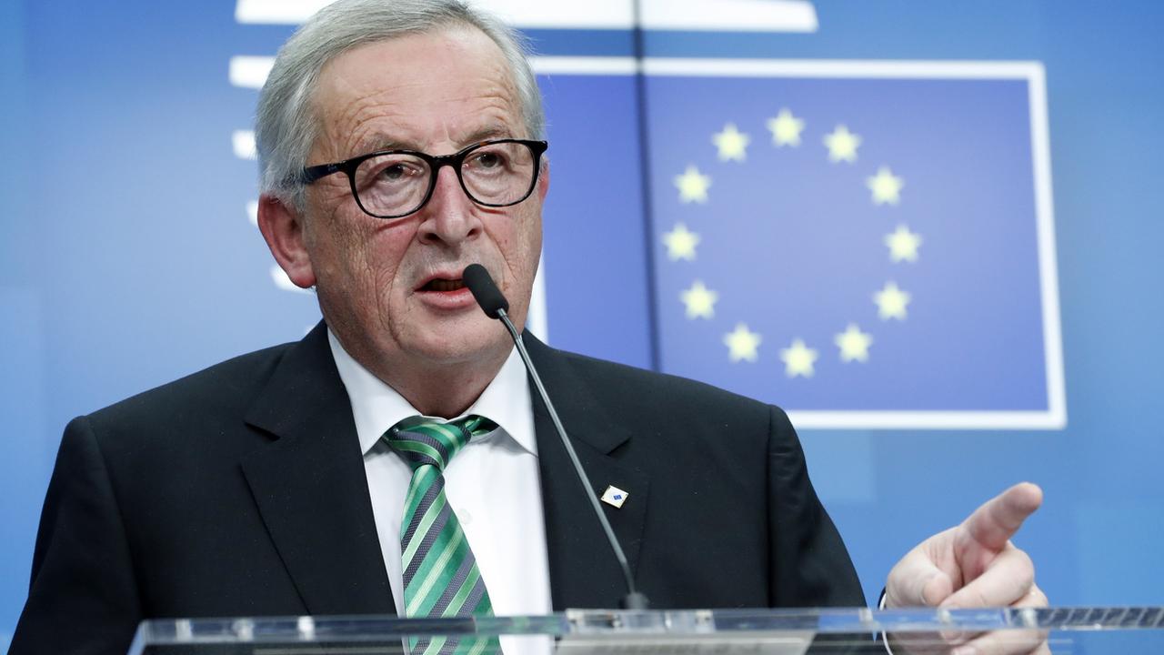 Le président de la Commission européenne Jean-Claude Juncker. [Keystone - EPA/Olivier Hoslet]