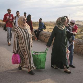 Trois quarts des Marocains estiment qu’une femme habillée de façon provocante mérite d’être harcelée. [AP Photo/Keystone - Mosa'ab Elshamy]