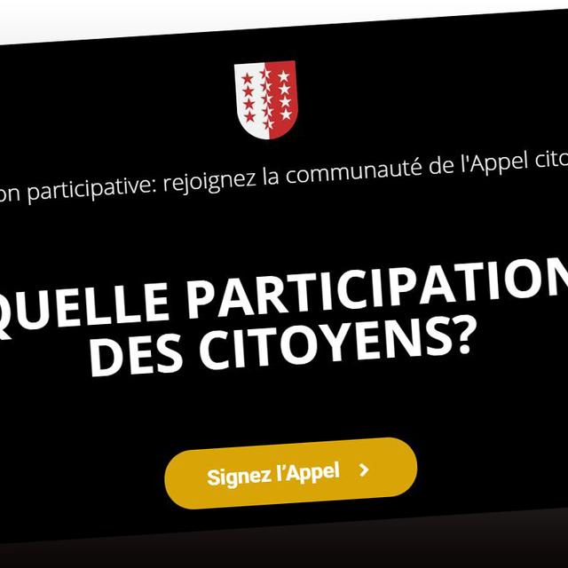 Le mouvement Appel Citoyen a été lancé en Valais pour faire entendre les voix civiles. [https://appelcitoyen.ch]