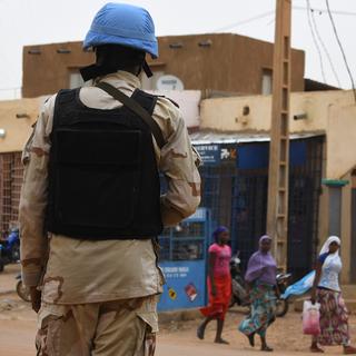 Un membre des casques bleus, ici à Gao au Mali. [AFP - Seyllou]