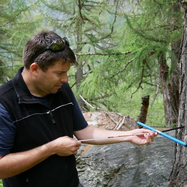 Markus Stoffel, professeur à Institut des sciences de l'environnement de l’Université de Genève [RTS - Adrien Zerbini]