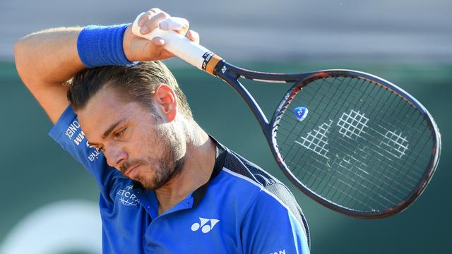 Stan Wawrinka n'aura pas réussi à défendre son titre. [Keystone - Martial Trezzini]