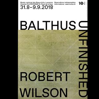 L'affiche de l'exposition "Balthus Unfinished". [facebook.com/Plateforme10.ch/]