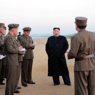 Kim Jong-un a observé un essaie d'une nouvelle arme tactique "ultramoderne". [Reuters]