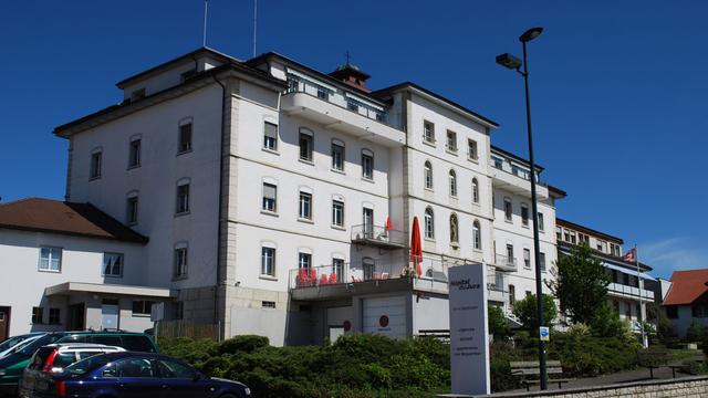 L'Hôpital du Jura à Saignelégier. [RTS - Gaël Klein]