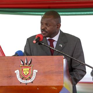 Le président du Burundi, Pierre Nkurunziza. [AFP - STR]
