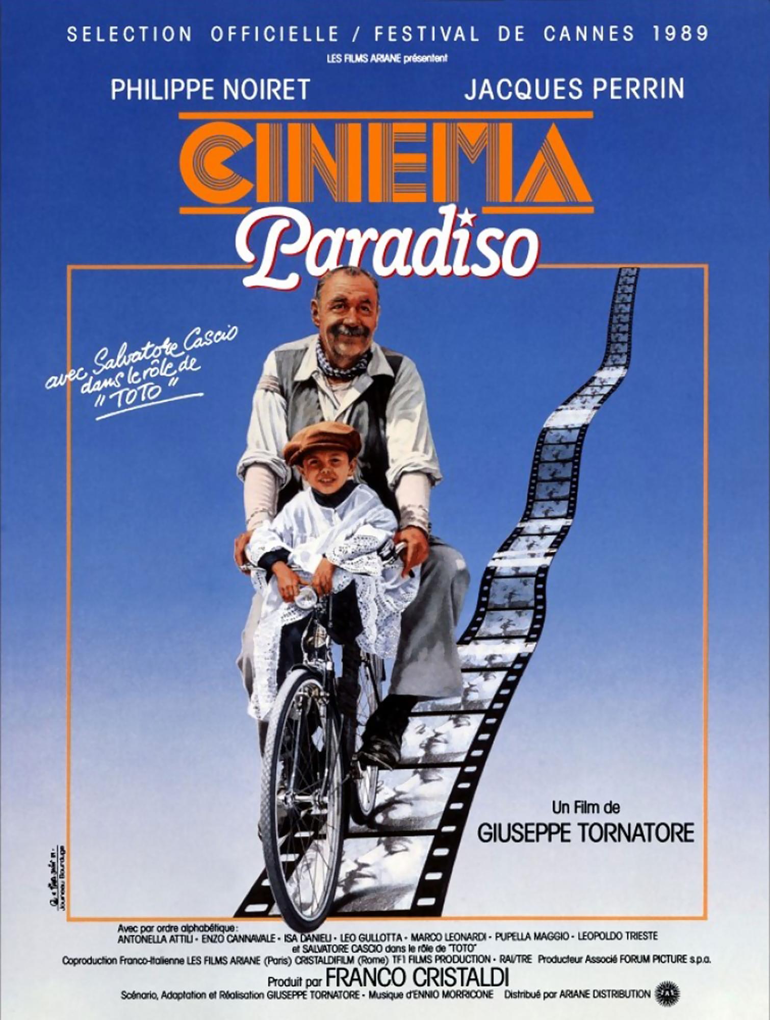 Une affiche du film "Cinéma Paradiso". [AFP]