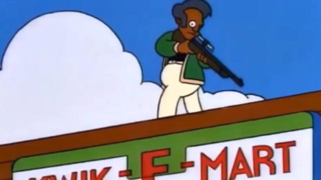 Accusé de véhiculer des stéréotypes racistes, le personnage d'Abu pourrait disparaître des Simpson. [youtube.com]