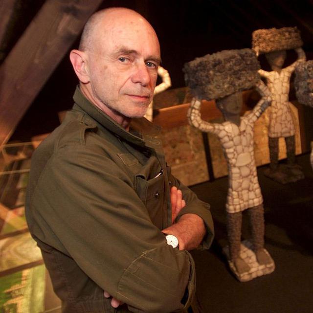 Michel Thévoz, ancien directeur de la Collection de l'Art Brut à Lausanne. [Keystone - Laurent Gillieron]