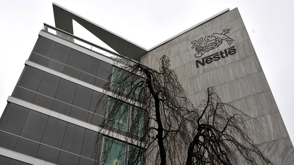 Le bâtiment de Nestlé à Vevey. [Keystone - Dominic Favre]