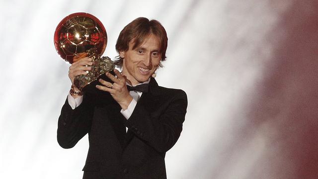 Luka Modric est devenu le premier Croate à remporter le Ballon d'Or. [Keystone - Yoan Valat]