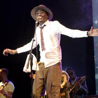 Le musicien sénégalais Wally Seck sur scène en 2015.
SEYLLOU
AFP [SEYLLOU]