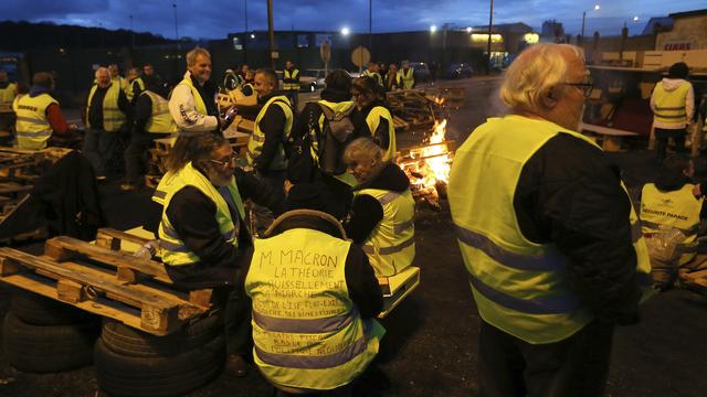 la mobilisation des "gilets jaunes" se poursuit en France. [AP/Keystone - David Vincent]