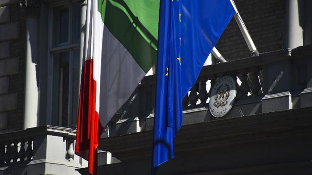 La Commission européenne poursuit son bras de fer avec  l'Italie. [AFP - Alberto Pezzali]