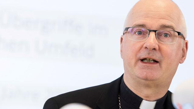 Mgr Charles Morerod, président de la Conférence des évêques suisses. [Keystone - Ennio Leanza]