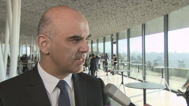 Le conseiller fédéral Alain Berset. [RTS]