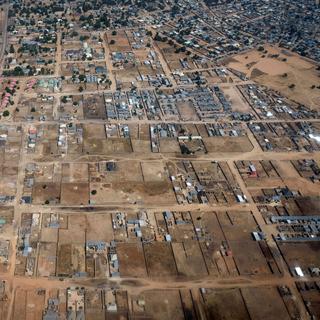 La ville de Maiduguri, vue du ciel. [REUTERS - Paul Carsten]