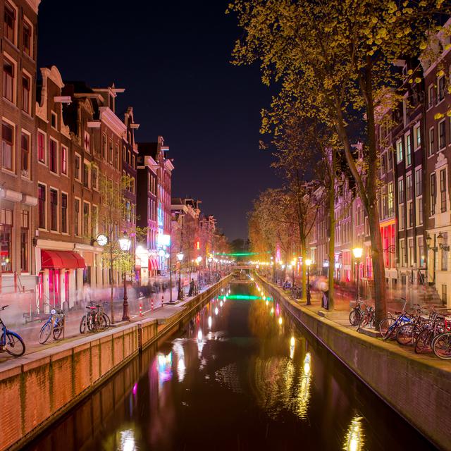 Le quartier rouge d'Amsterdam. [Fotolia - ake1150]