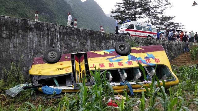 Un accident de la route en Chine en août 2018. [afp - Huang Hechang / Imaginechina]