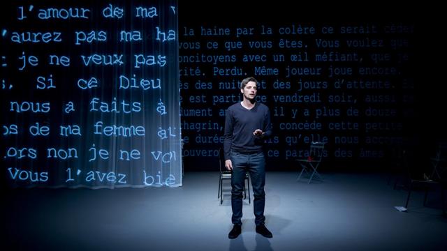 Raphaël Personnaz dans "Vous n'aurez pas ma haine".
Dossier de presse du théâtre du Reflet
Giovanni Cittadini Cesi
lereflet.ch [lereflet.ch - Giovanni Cittadini Cesi]