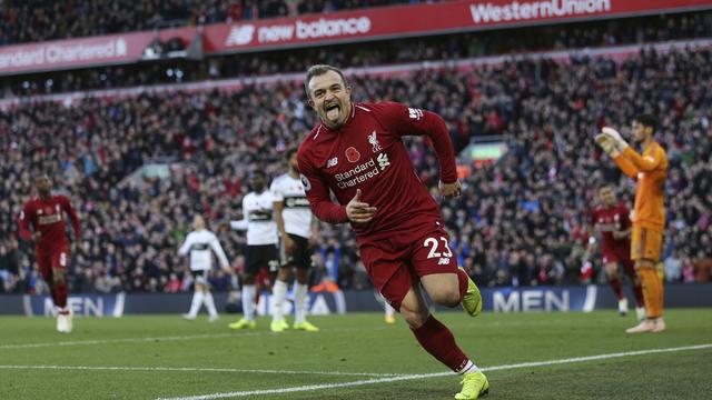 Shaqiri a été remplacé à la 81e. [Barrington Coombs]