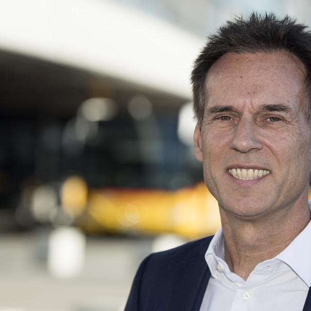 Christian Plüss a pris ses fonctions à la tête de CarPostal jeudi. [Keystone - Peter Schneider]