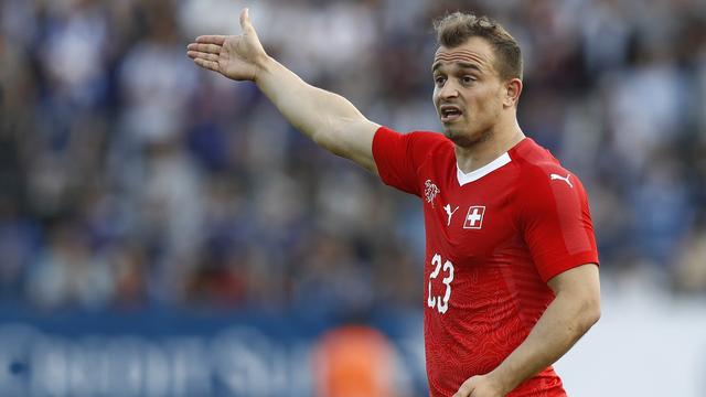 Xherdan Shaqiri pourrait connaître un autre maillot rouge après le Mondial. [Keystone - Peter Klaunzer]