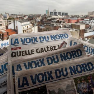 Le journal français La Voix du Nord. [AFP - Philippe Huguen]