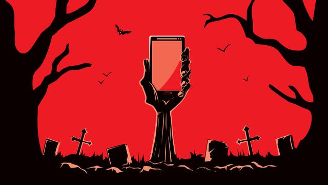 Echanger des sms avec les morts. [logo3in1]