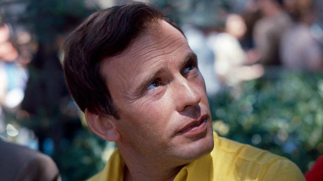 Jean Louis  Trintignant, au festival de Cannes, en 1970. [Leemage/AFP - Farabola]