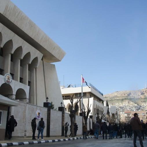 L'ambassade des Emirats arabes unis à Damas. [AFP]