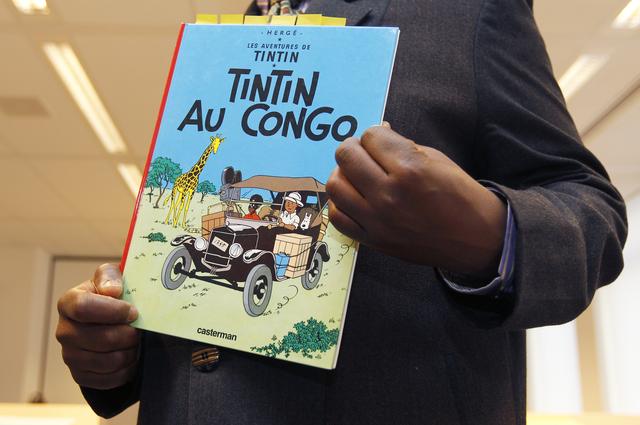 Tintin au Congo. [Reuters - Thierry Roge]