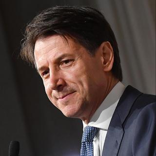 Le nouveau chef du gouvernement italien Giuseppe Conte. [Keystone - EPA/Ettore Ferrari]