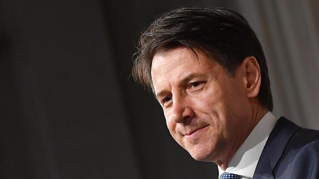 Le nouveau chef du gouvernement italien Giuseppe Conte. [Keystone - EPA/Ettore Ferrari]