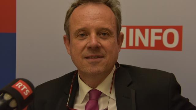 Le président du PDC Jura André Burri. [RTS - Gaël Klein]