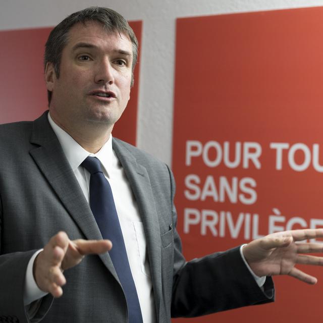 Le président du PS suisse Christian Levrat. [Keystone - Anthony Anex]
