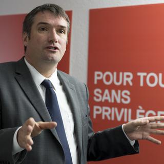 Le président du PS suisse Christian Levrat. [Keystone - Anthony Anex]