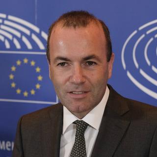 Manfred Weber, eurodéputé allemand et président de groupe du Parti populaire européen (PPE). [EPA/Keystone - Olivier Hoslet]