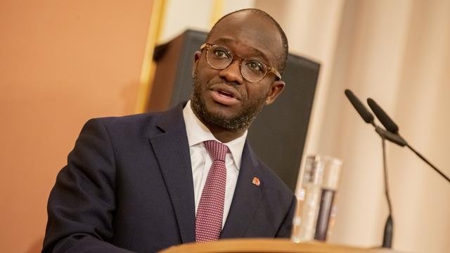 Le ministre britannique de la science et aux universités Sam Gyimah, photographié en novembre 2018 à Berlin. [DPA/AFP - Christoph Soeder]