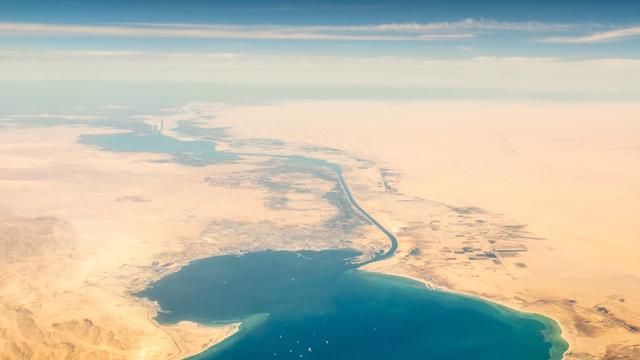 Vue aérienne du Canal de Suez.
Pabkov
Fotolia [Pabkov]