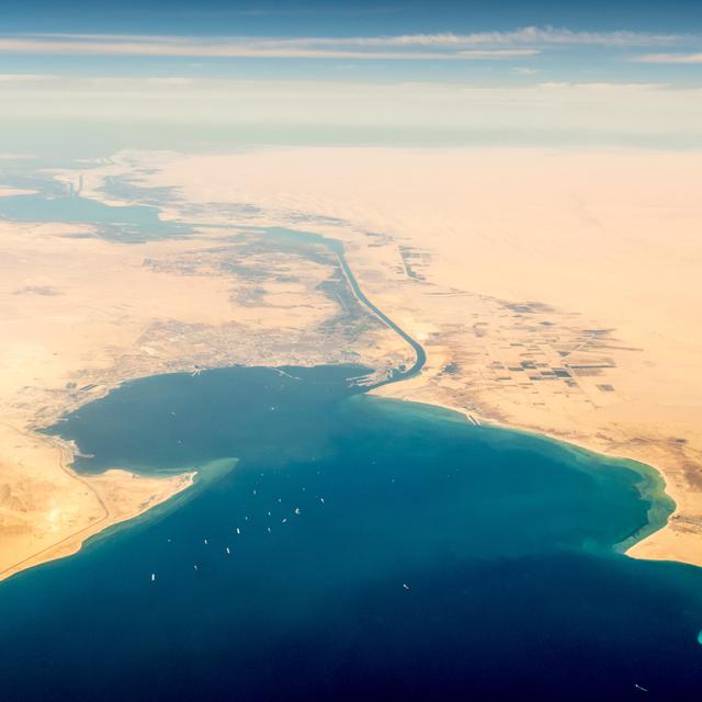 Vue aérienne du Canal de Suez.
Pabkov
Fotolia [Pabkov]