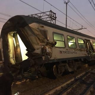 Le train qui a déraillé venait de Crémone, à destination de la station de Milan Piazza Garibaldi. [Twitter]